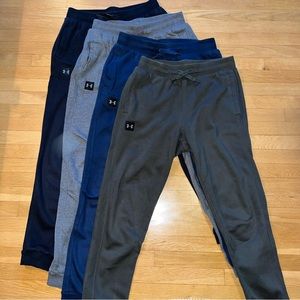 Men’s Under Armour Rival Fleece Joggers (Sz. M) - Black, Grey, Blue, Green